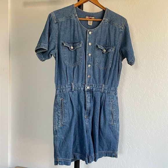 Urban Outfitters Pants - Vintage denim romper jumpsuit